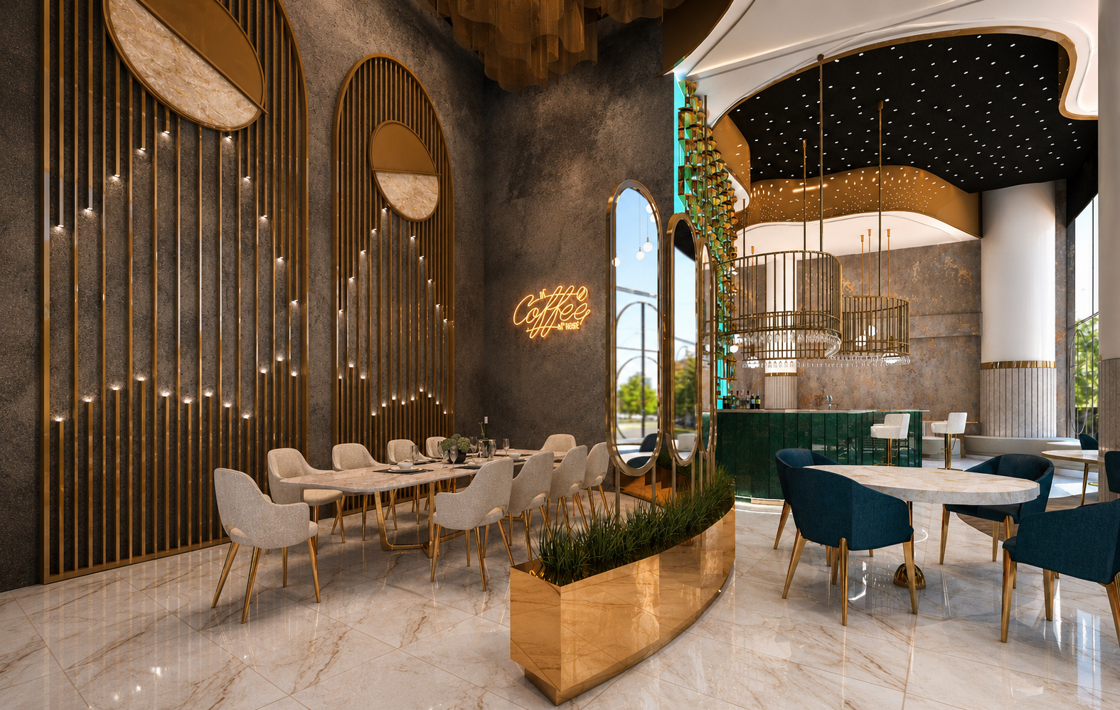 Restaurant and hospitality interior design project by Core Design