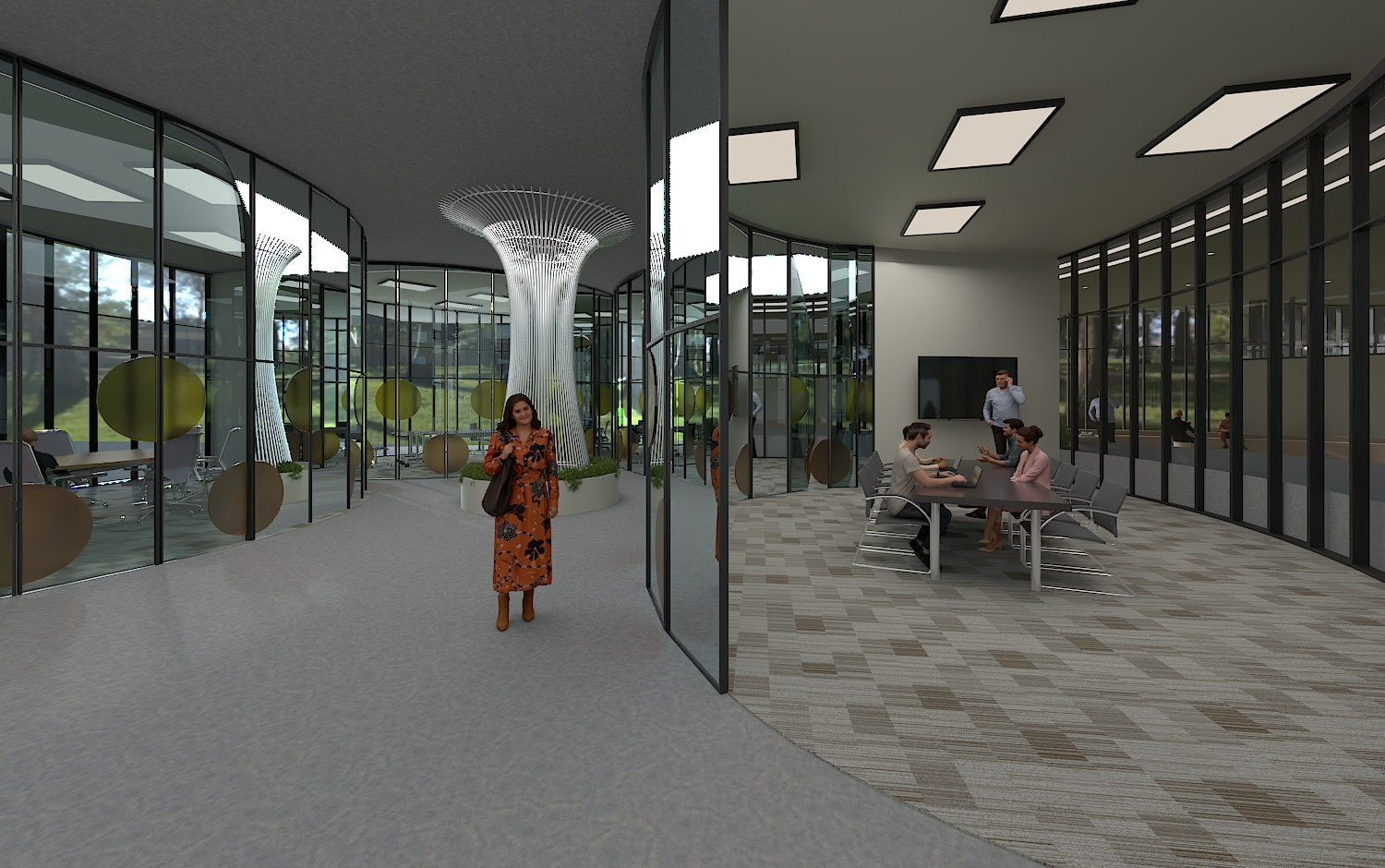Office and commercial interior design project by Core Design