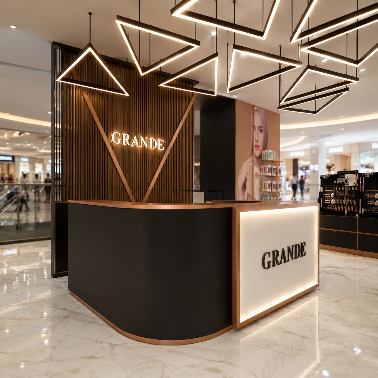 Retail and showroom interior design project by Core Design